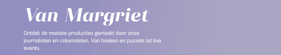 Margriet merchandise